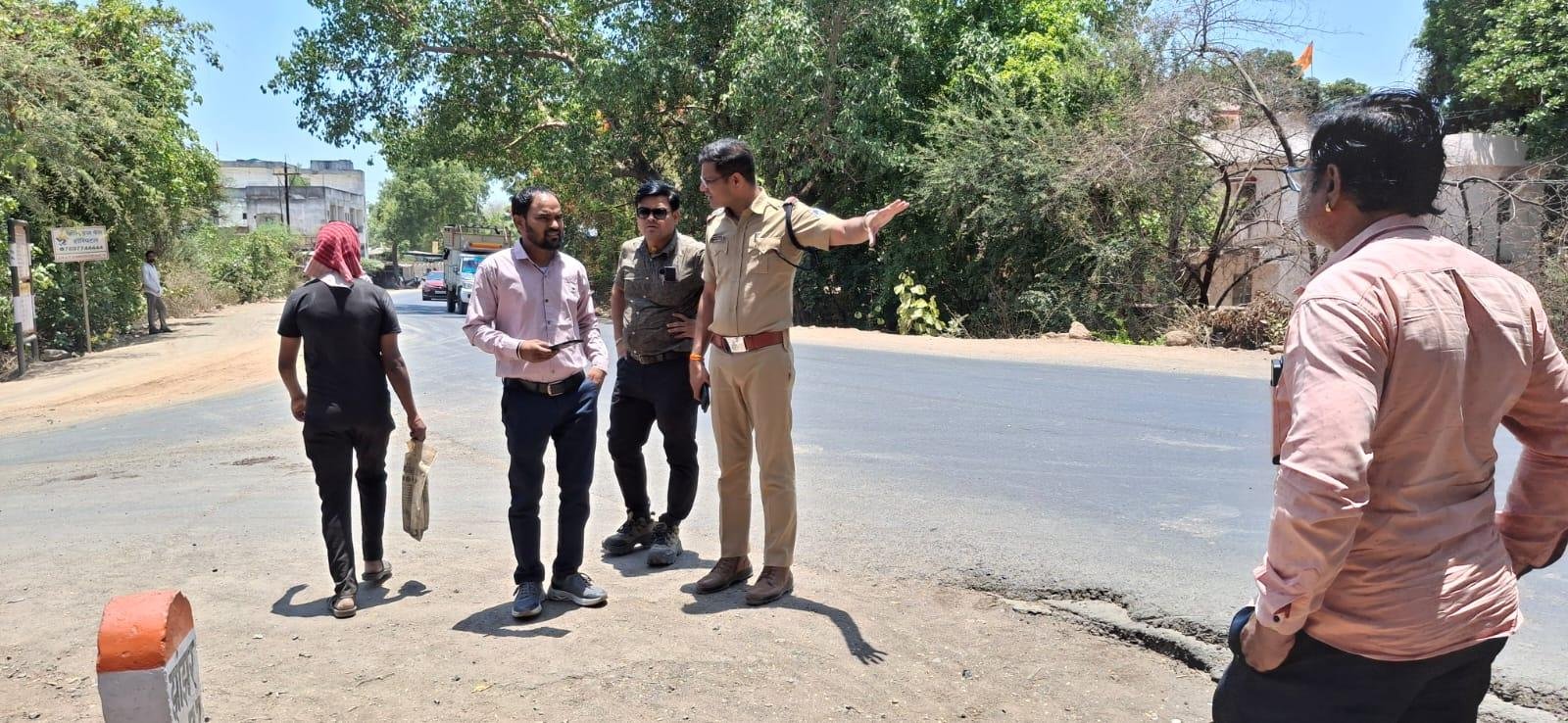 सड़क हादसों पर बुरहानपुर पुलिस ने हाईवे के 05 'ब्लैक स्पॉट' पर शुरू किया सुधार कार्य