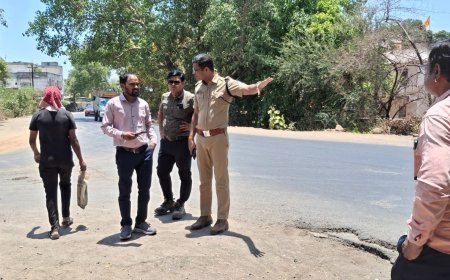 सड़क हादसों पर बुरहानपुर पुलिस ने हाईवे के 05 'ब्लैक स्पॉट' पर शुरू किया सुधार कार्य