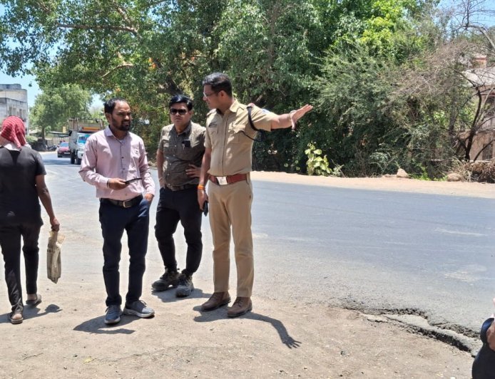 सड़क हादसों पर बुरहानपुर पुलिस ने हाईवे के 05 'ब्लैक स्पॉट' पर शुरू किया सुधार कार्य